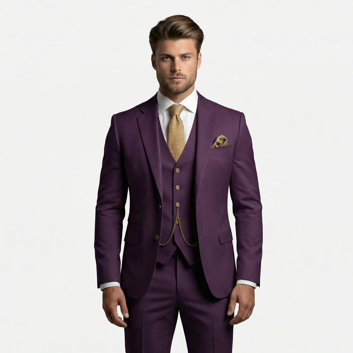 Henrique | Fato Homem Três Peças Slim Fit Cerimónia
