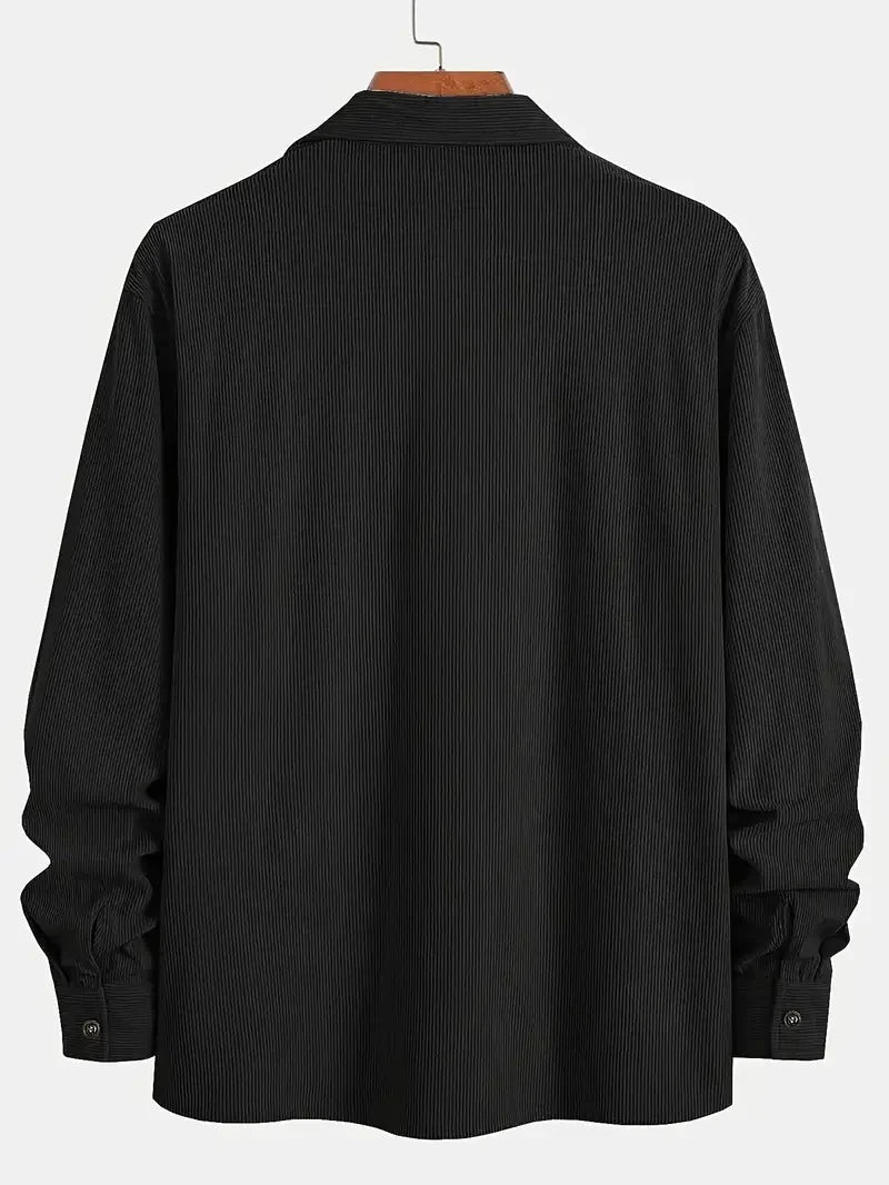 Hugo | Men's Corduroy Shirt Jacket with Chest Pockets