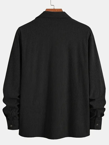 Hugo | Men's Corduroy Shirt Jacket with Chest Pockets