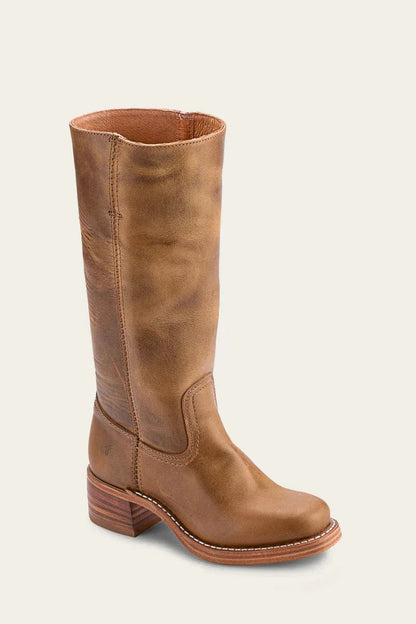 Inês | Cowboy Boots de Couro Mulher Cano Médio Salto Bloco