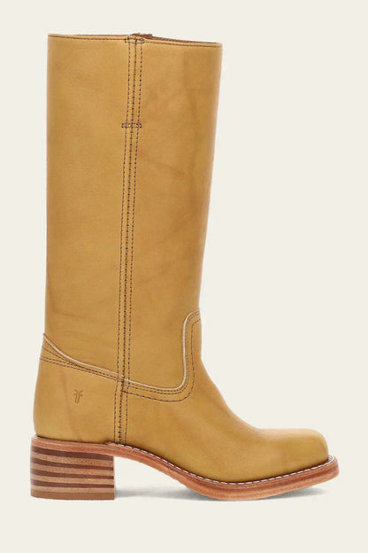 Inês | Cowboy Boots de Couro Mulher Cano Médio Salto Bloco