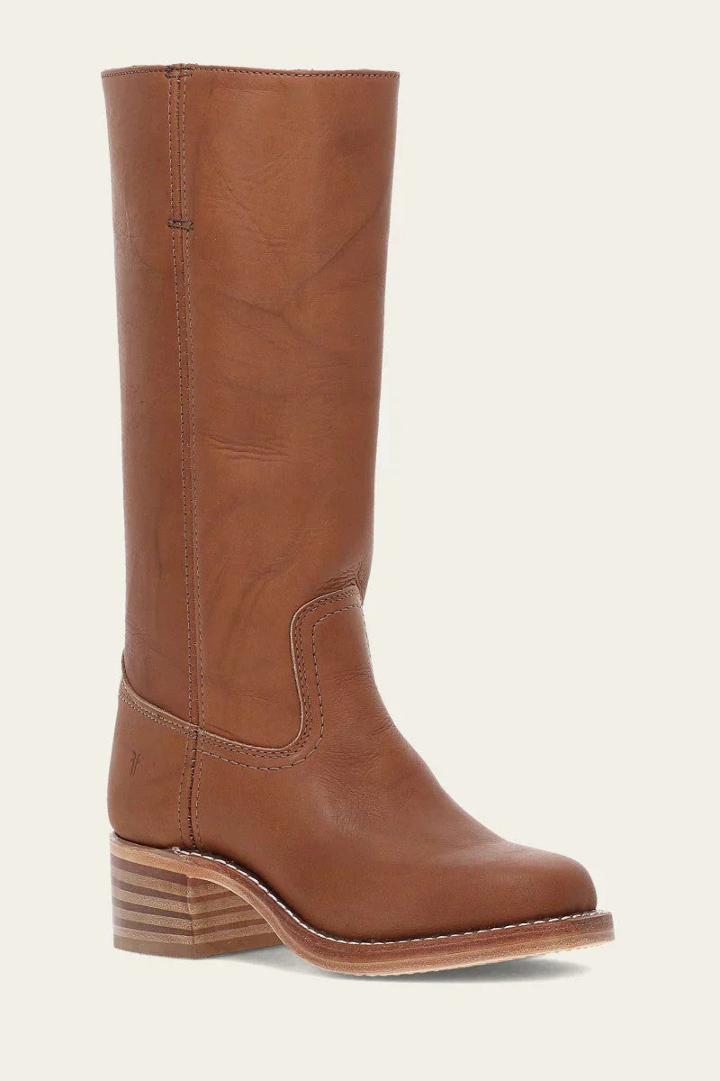 Inês | Cowboy Boots de Couro Mulher Cano Médio Salto Bloco