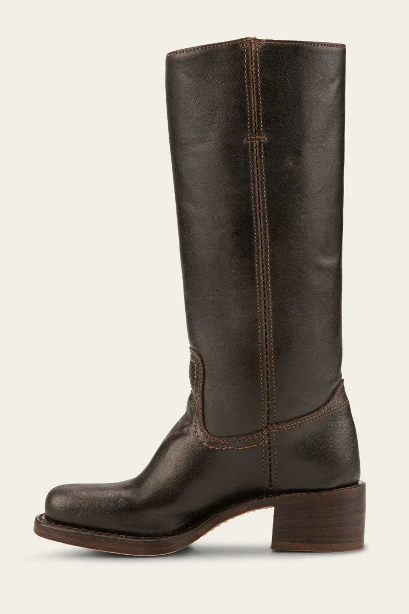 Inês | Cowboy Boots de Couro Mulher Cano Médio Salto Bloco