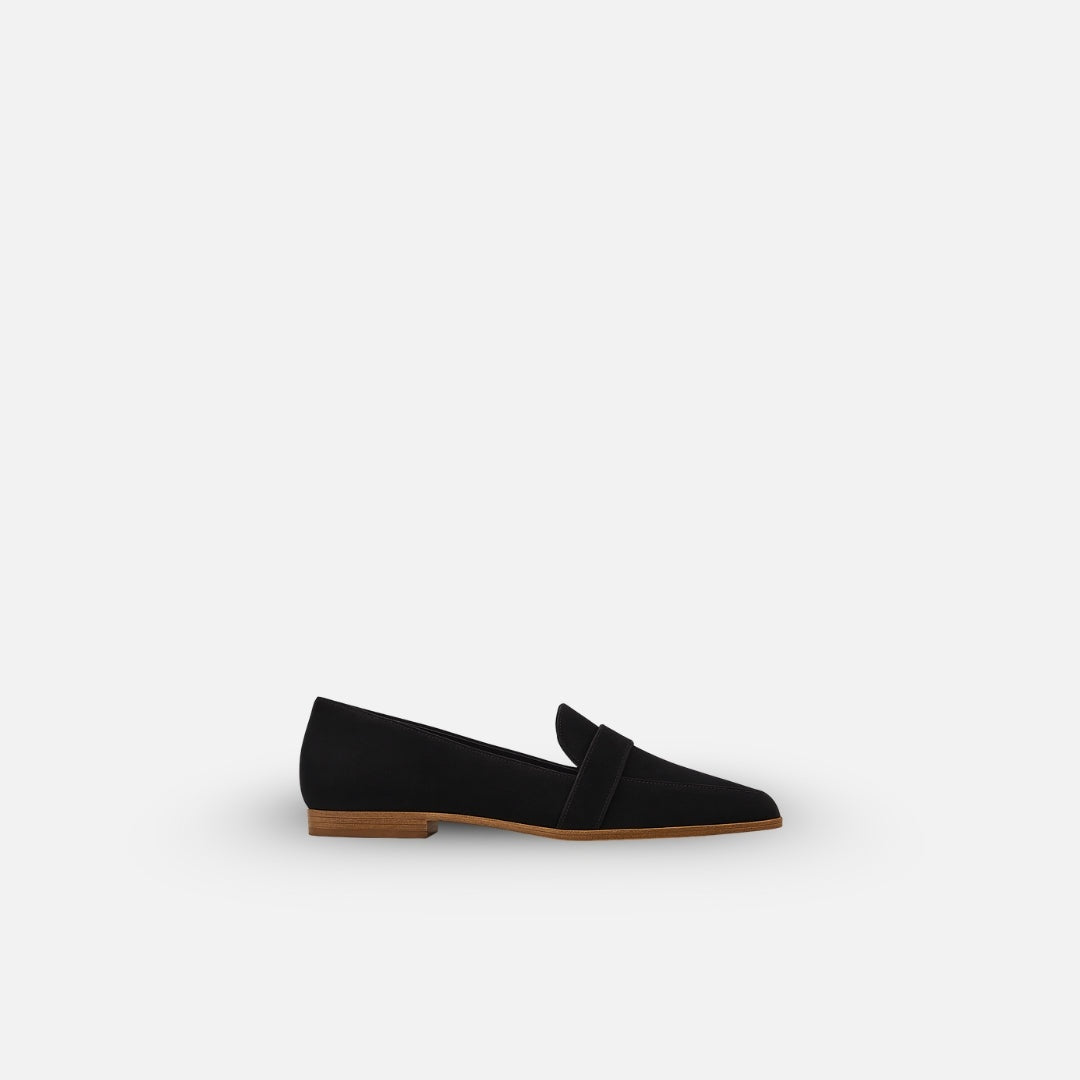 Inês | Mocassins de Camurça Mulher Bico Fino