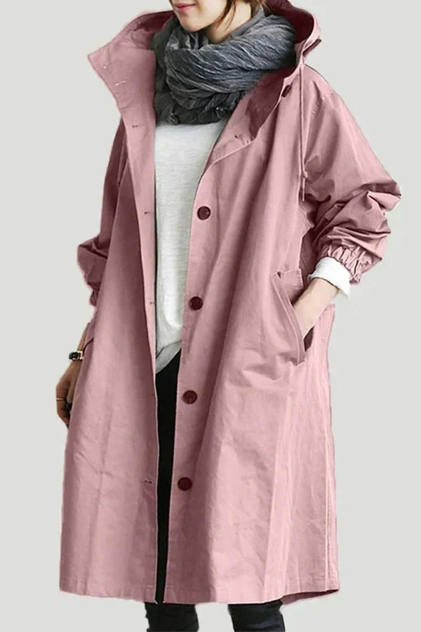 Inês | Parka Impermeável Mulher com Capuz Oversize