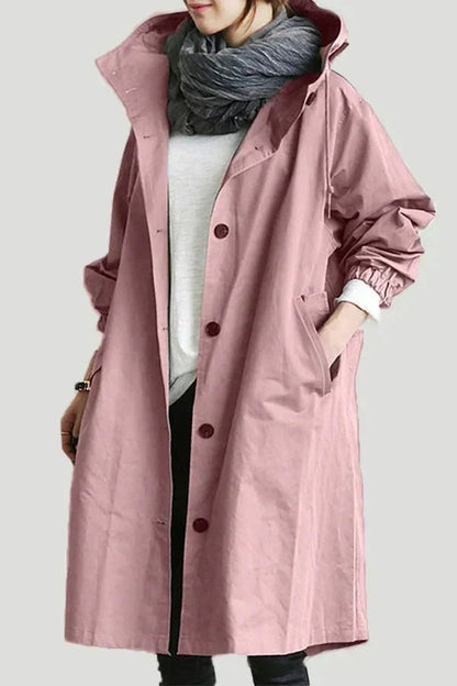Inês | Parka Impermeável Mulher com Capuz Oversize