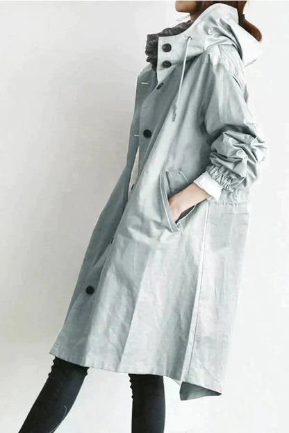 Inês | Parka Impermeável Mulher com Capuz Oversize