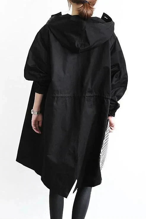 Inês | Parka Impermeável Mulher com Capuz Oversize