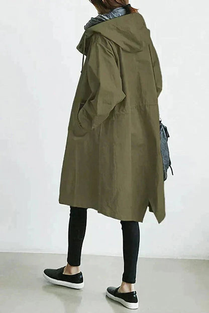 Inês | Parka Impermeável Mulher com Capuz Oversize