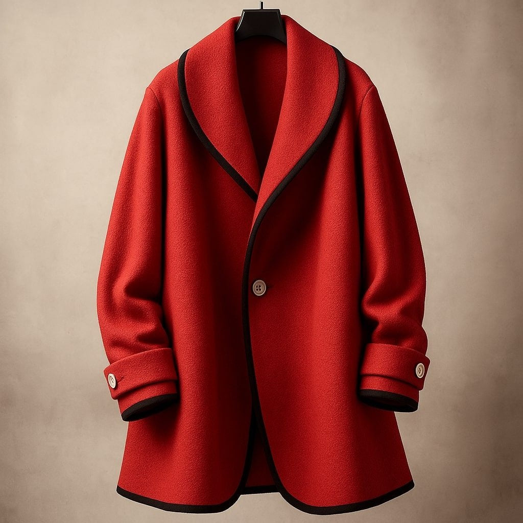 Isabel | Casaco Dupla Face Mulher Gola Xale Oversized