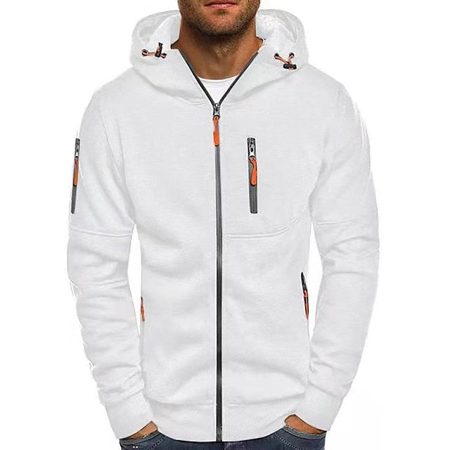 João | Hoodie Homem com Fecho Completo e Capuz Ajustável