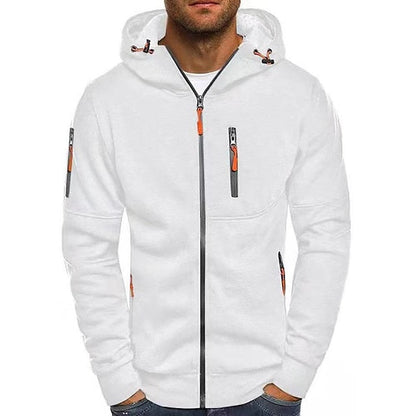 João | Hoodie Homem com Fecho Completo e Capuz Ajustável