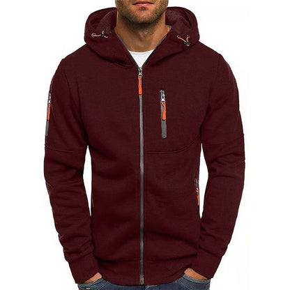 João | Hoodie Homem com Fecho Completo e Capuz Ajustável