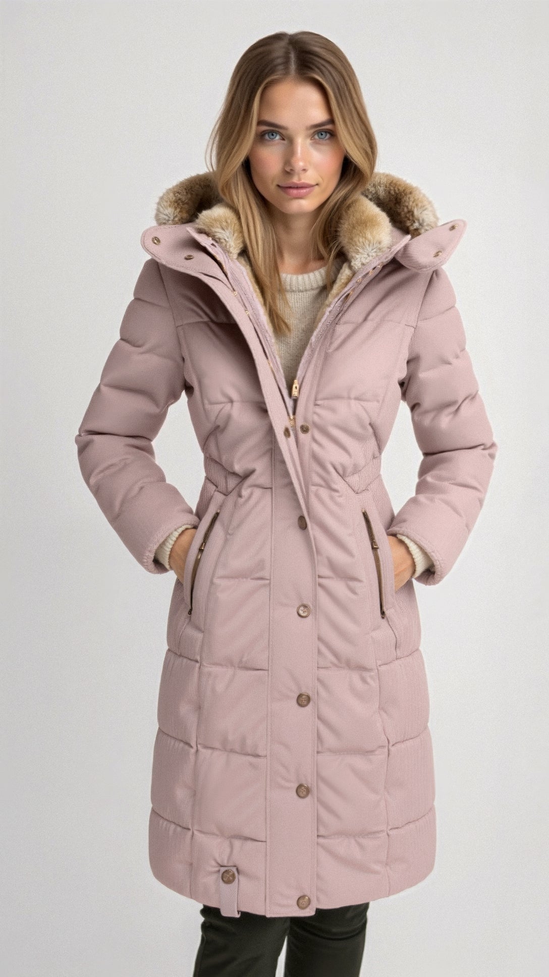 Lara | Parka Acolchoada Impermeável Mulher com Capuz