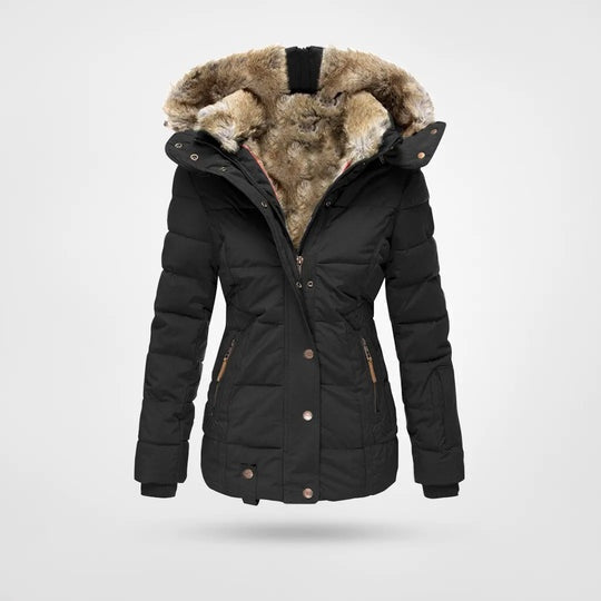 Lara | Parka Acolchoada Impermeável Mulher com Capuz