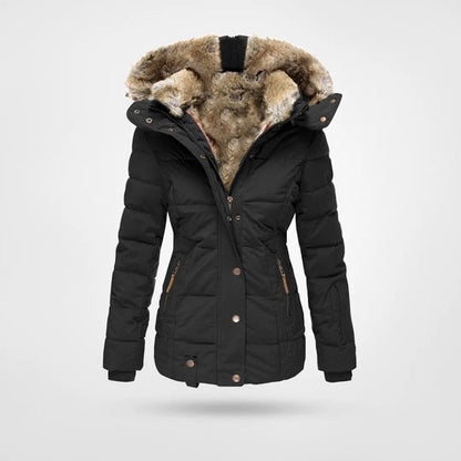 Lara | Parka Acolchoada Impermeável Mulher com Capuz