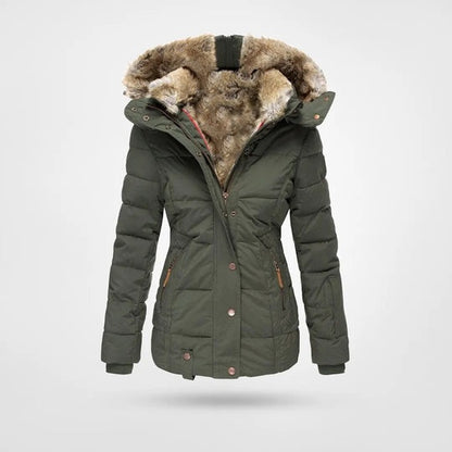 Lara | Parka Acolchoada Impermeável Mulher com Capuz