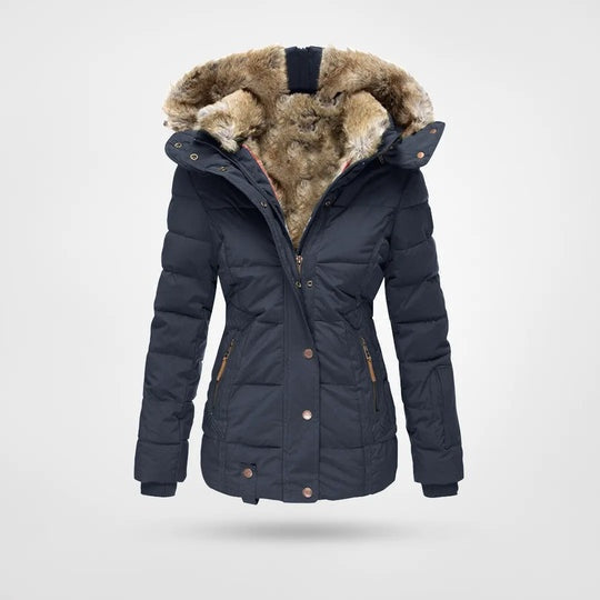 Lara | Parka Acolchoada Impermeável Mulher com Capuz