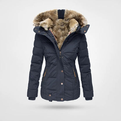 Lara | Parka Acolchoada Impermeável Mulher com Capuz