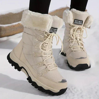 Laura | Botas de Neve Impermeáveis Mulher Forradas Cano Médio