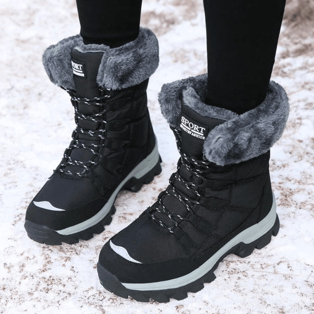 Laura | Botas de Neve Impermeáveis Mulher Forradas Cano Médio