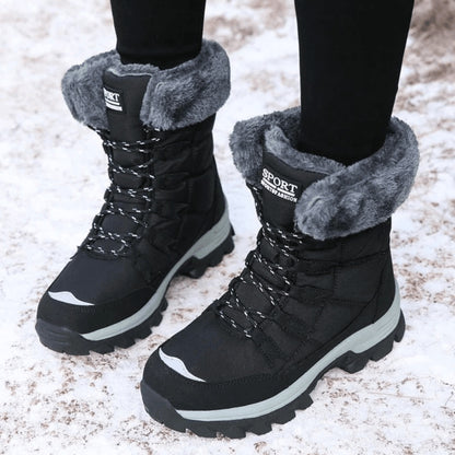 Laura | Botas de Neve Impermeáveis Mulher Forradas Cano Médio