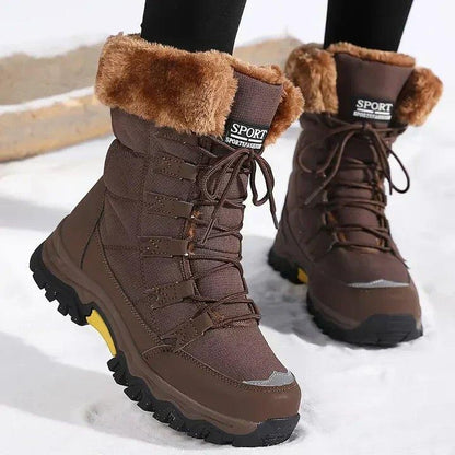Laura | Botas de Neve Impermeáveis Mulher Forradas Cano Médio