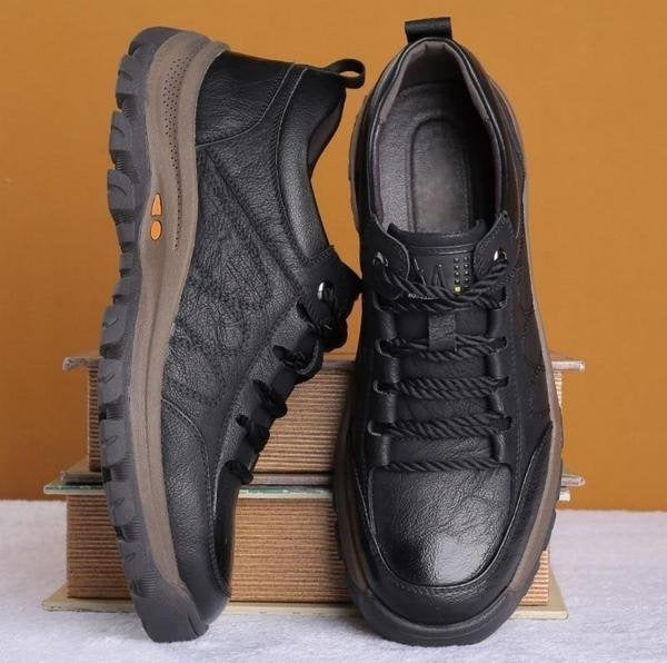 Lourenço | Sapatos Oxford Homem Couro Atacadores Sola Estruturada
