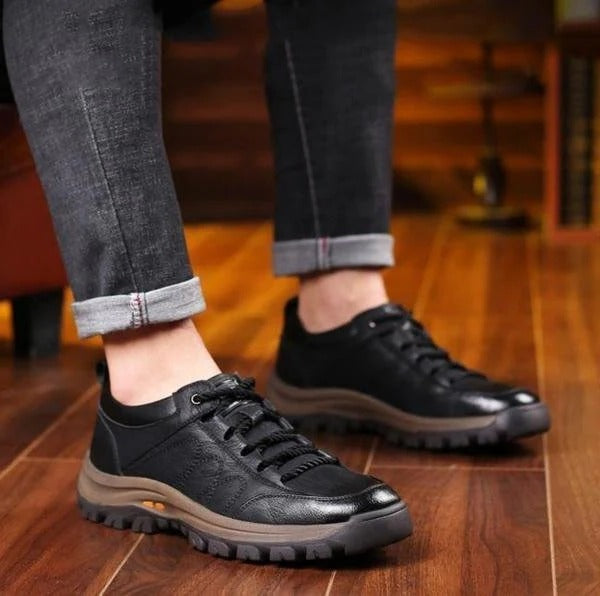 Lourenço | Sapatos Oxford Homem Couro Atacadores Sola Estruturada