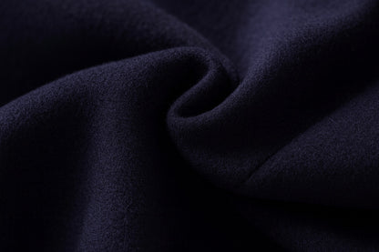 Lucian | Men's Quilted Lined Wool Blend Overcoat Funnel Neck Winter Coat