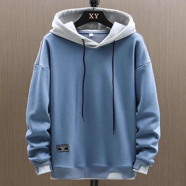 Luís | Hoodie Homem com Capuz Sweatshirt Dois Tons