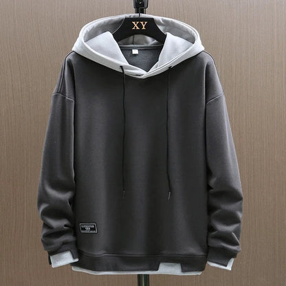 Luís | Hoodie Homem com Capuz Sweatshirt Dois Tons