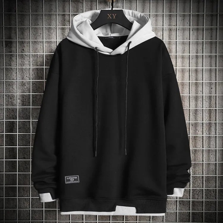 Luís | Hoodie Homem com Capuz Sweatshirt Dois Tons
