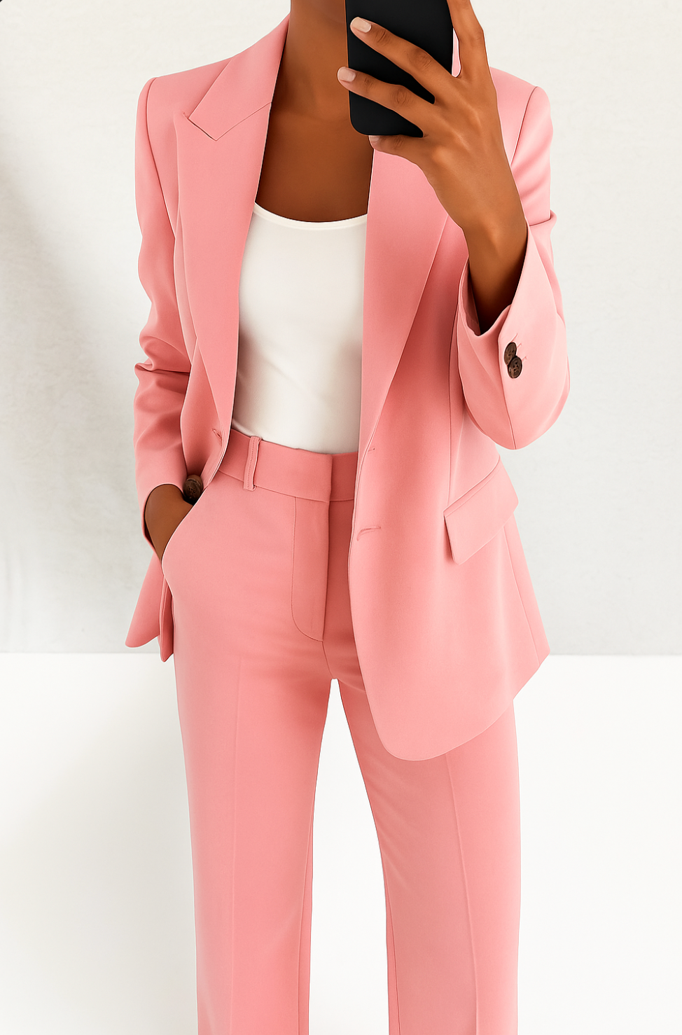 Luísa | Conjunto de Blazer e Calças Mulher Cintura Alta