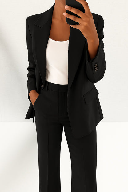 Luísa | Conjunto de Blazer e Calças Mulher Cintura Alta