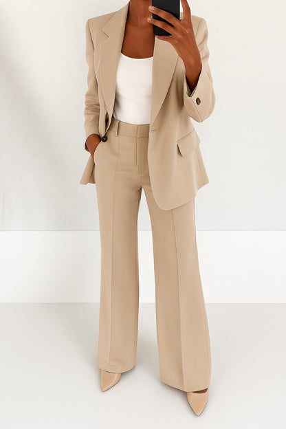 Luísa | Conjunto de Blazer e Calças Mulher Cintura Alta