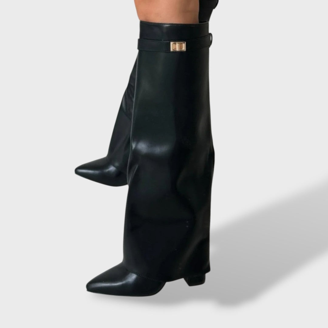 Madalena | Botas Cano Alto de Camurça Mulher