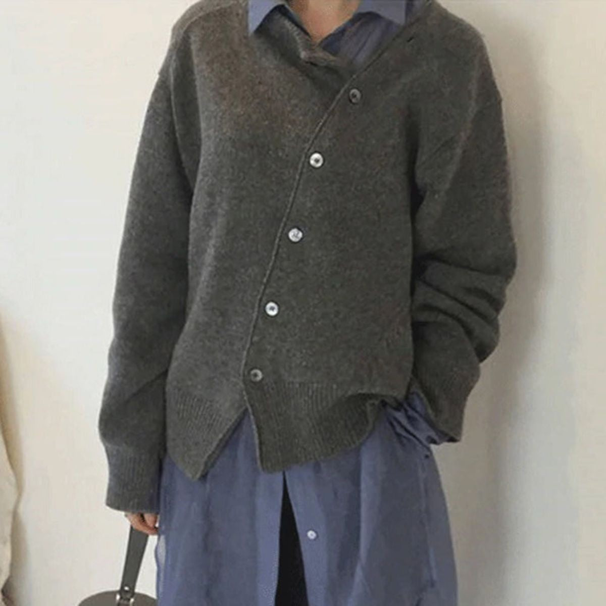 Madalena | Cardigan de Malha Mulher Botões Manga Comprida