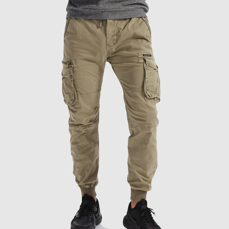 Marco | Calças Cargo Homem Jogger Cintura Elástica
