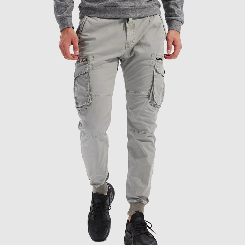 Marco | Calças Cargo Homem Jogger Cintura Elástica