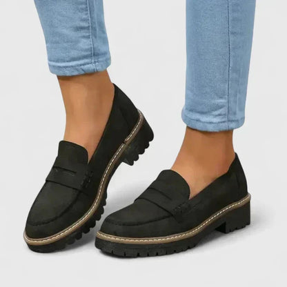 Mariana | Sapatilhas Casuais Mulher Loafer Sola Grossa