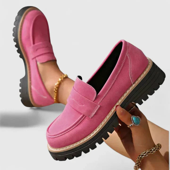 Mariana | Sapatilhas Casuais Mulher Loafer Sola Grossa