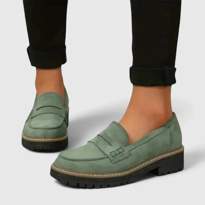 Mariana | Sapatilhas Casuais Mulher Loafer Sola Grossa