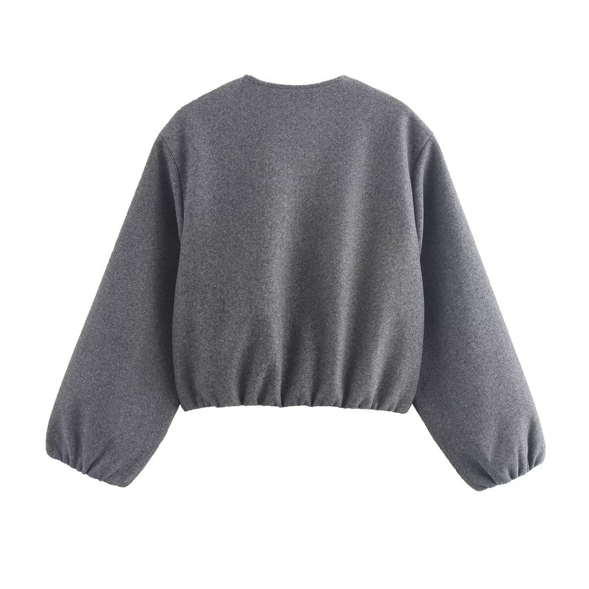 Marta | Casaco Bomber Cropped Mulher Fecho Frontal