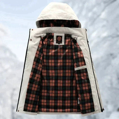 Martim | Parka Impermeável Homem com Capuz Múltiplos Bolsos