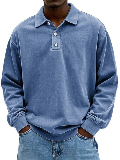 Martim | Sweatshirt Polo Homem Manga Comprida Oversize
