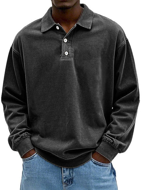 Martim | Sweatshirt Polo Homem Manga Comprida Oversize