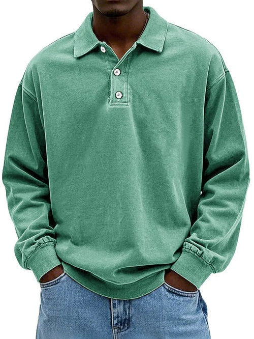 Martim | Sweatshirt Polo Homem Manga Comprida Oversize