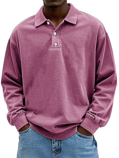 Martim | Sweatshirt Polo Homem Manga Comprida Oversize
