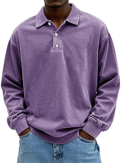 Martim | Sweatshirt Polo Homem Manga Comprida Oversize
